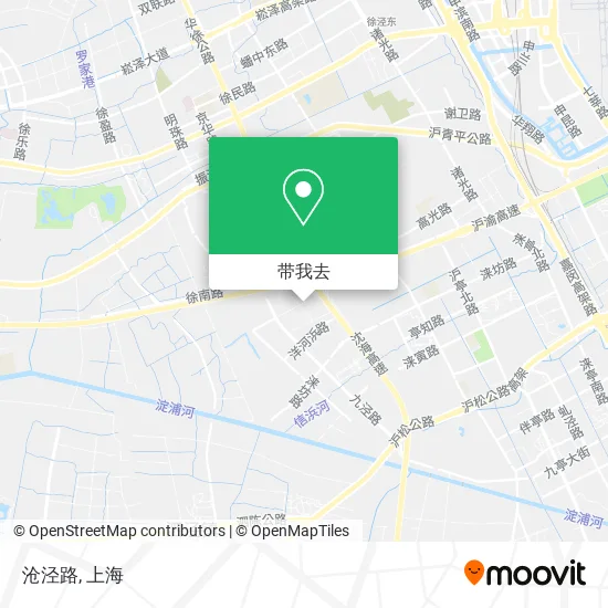 沧泾路地图