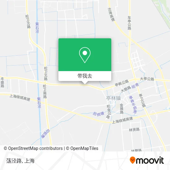 荡泾路地图