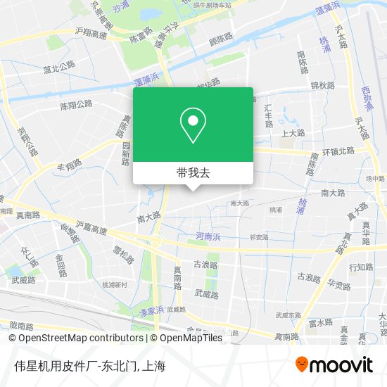 伟星机用皮件厂-东北门地图