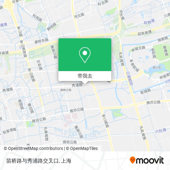 苗桥路与秀浦路交叉口地图