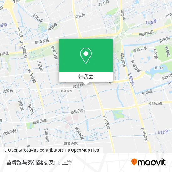 苗桥路与秀浦路交叉口地图