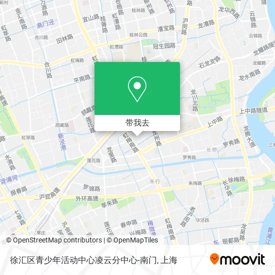 徐汇区青少年活动中心凌云分中心-南门地图