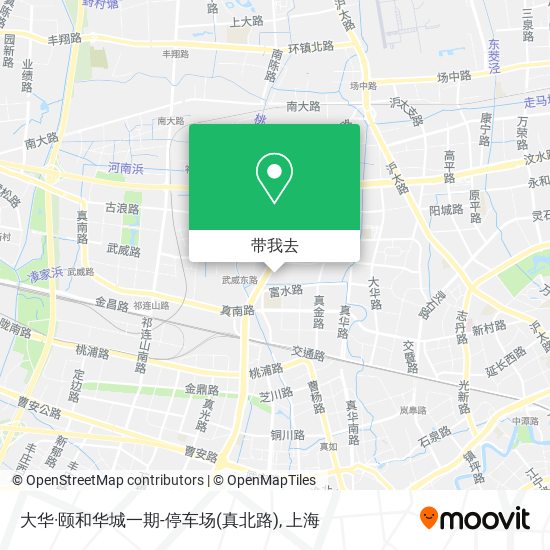 大华·颐和华城一期-停车场(真北路)地图