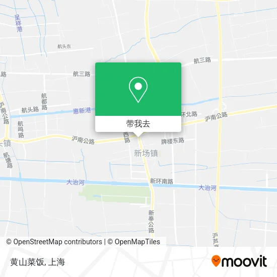 黄山菜饭地图