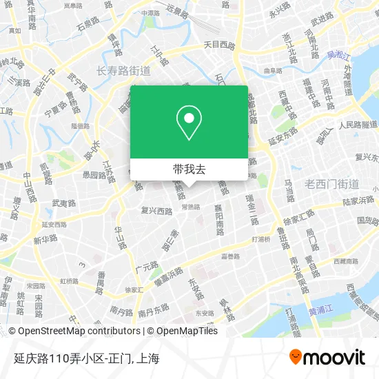 延庆路110弄小区-正门地图