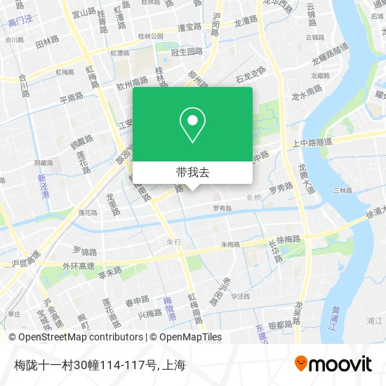 梅陇十一村30幢114-117号地图