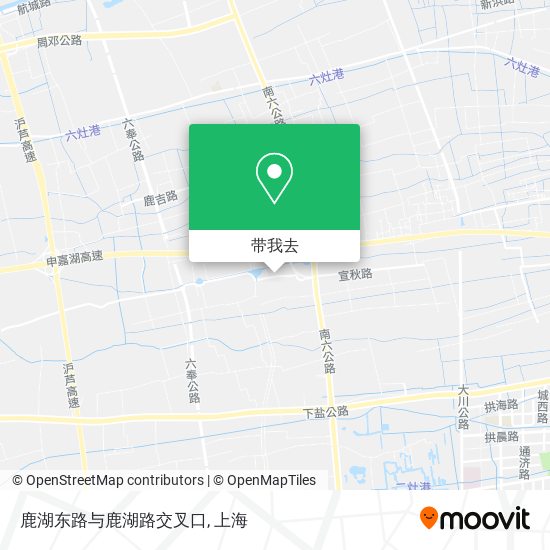 鹿湖东路与鹿湖路交叉口地图