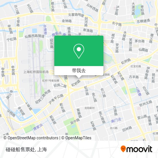 碰碰船售票处地图