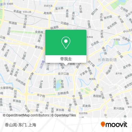 香山苑-东门地图