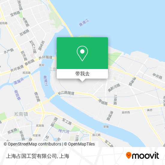 上海占国工贸有限公司地图