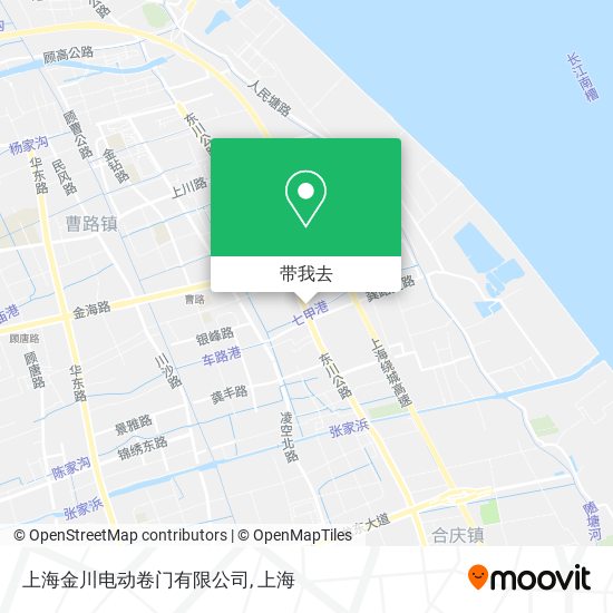 上海金川电动卷门有限公司地图