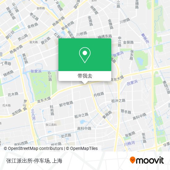 张江派出所-停车场地图