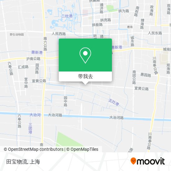 田宝物流地图