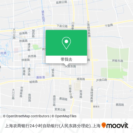 上海农商银行24小时自助银行(人民东路分理处)地图