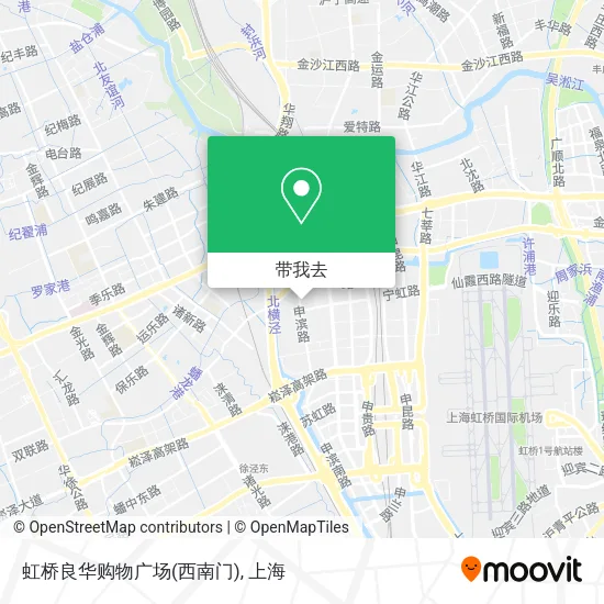 虹桥良华购物广场(西南门)地图