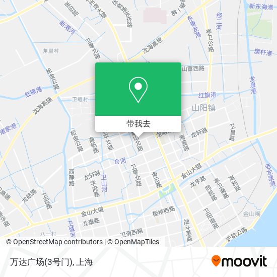 万达广场(3号门)地图