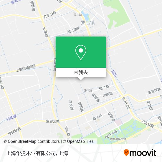 上海华捷木业有限公司地图