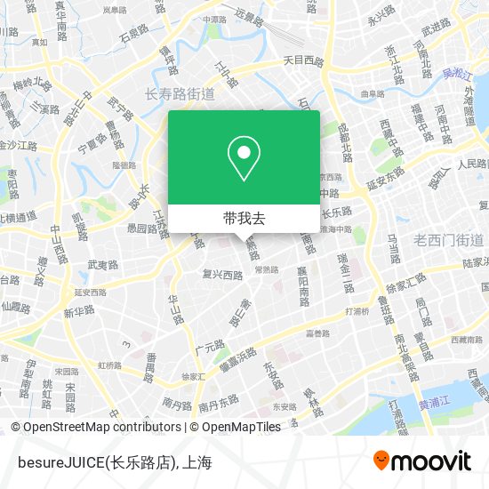 besureJUICE(长乐路店)地图