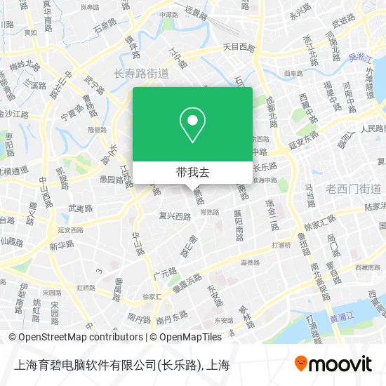 上海育碧电脑软件有限公司(长乐路)地图