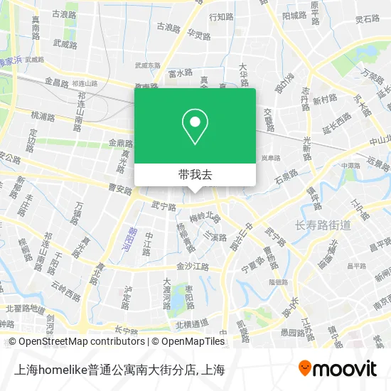 上海homelike普通公寓南大街分店地图