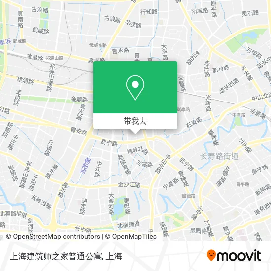 上海建筑师之家普通公寓地图