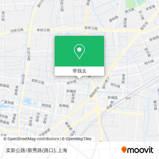 卖新公路/新秀路(路口)地图