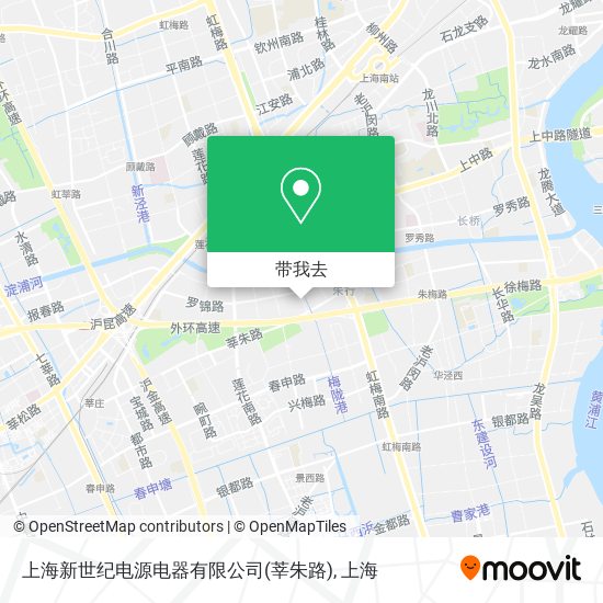 上海新世纪电源电器有限公司(莘朱路)地图
