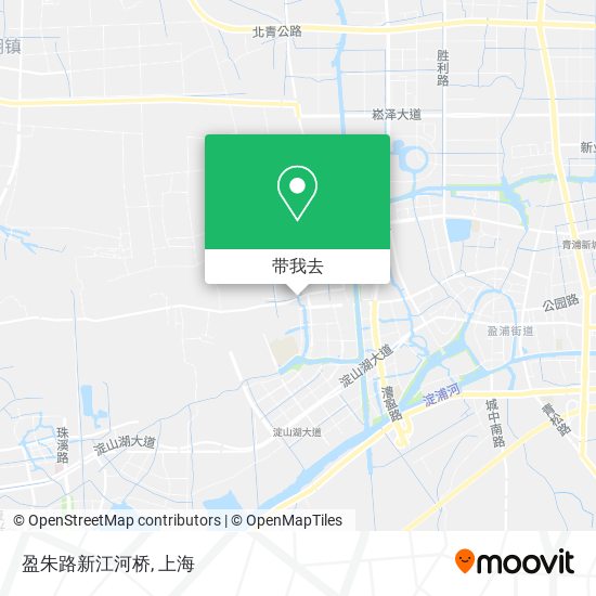 盈朱路新江河桥地图