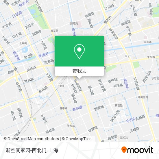 新空间家园-西北门地图