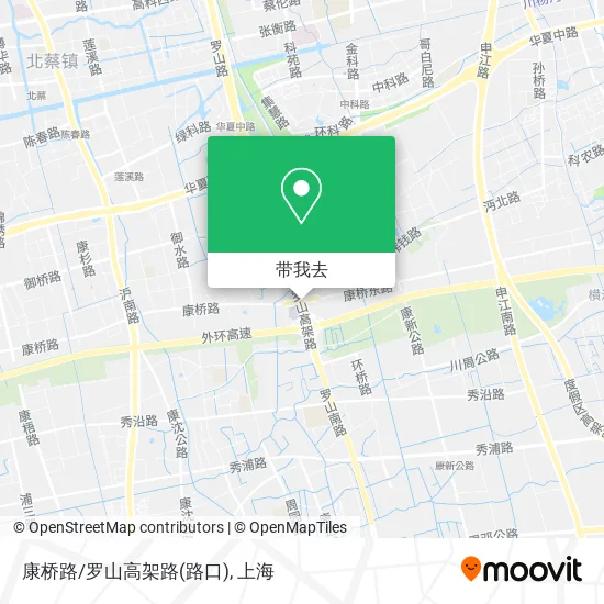 康桥路/罗山高架路(路口)地图