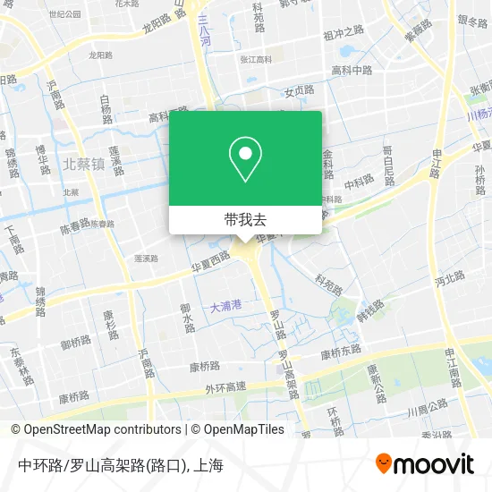 中环路/罗山高架路(路口)地图