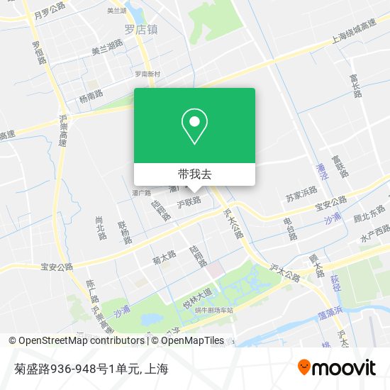 菊盛路936-948号1单元地图