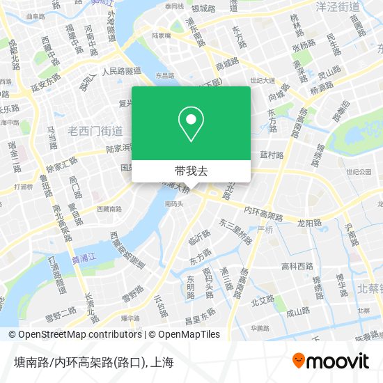 塘南路/内环高架路(路口)地图