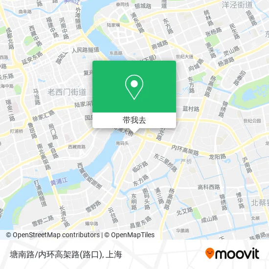 塘南路/内环高架路(路口)地图