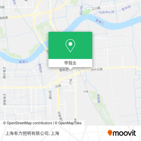 上海有力照明有限公司地图