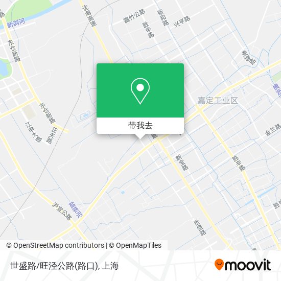 世盛路/旺泾公路(路口)地图