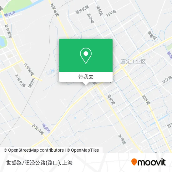 世盛路/旺泾公路(路口)地图