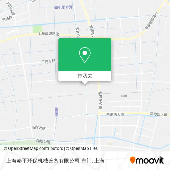 上海奉平环保机械设备有限公司-东门地图