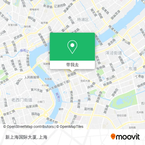 新上海国际大厦地图