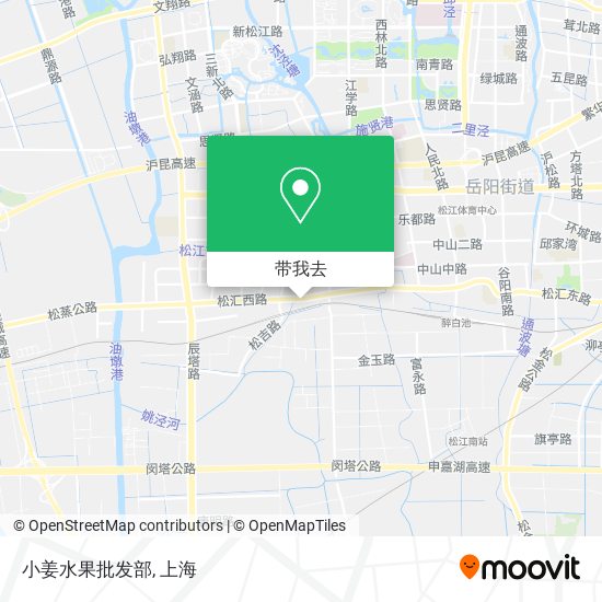 小姜水果批发部地图