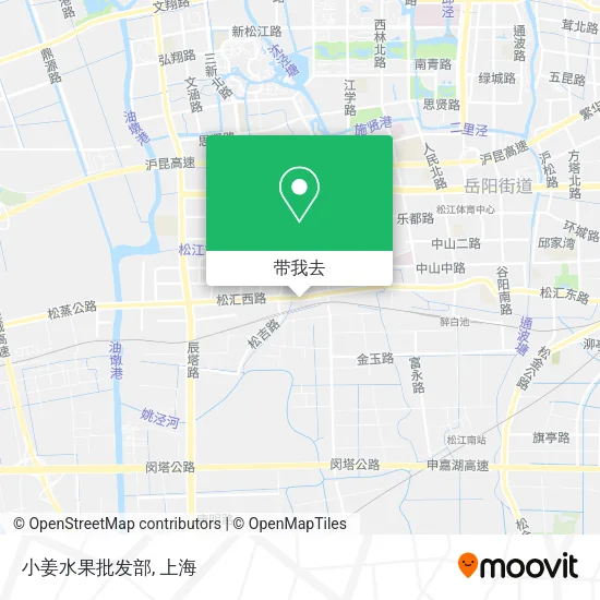 小姜水果批发部地图