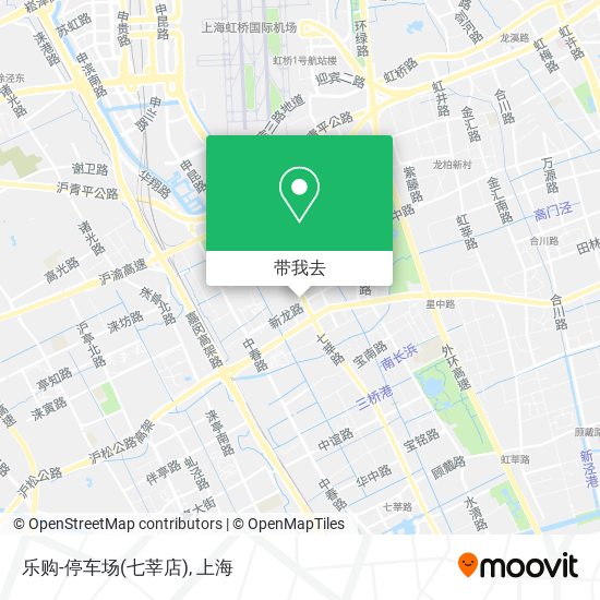 乐购-停车场(七莘店)地图