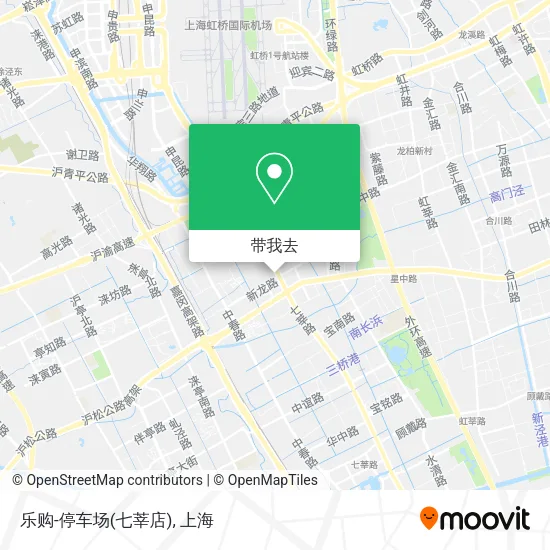 乐购-停车场(七莘店)地图
