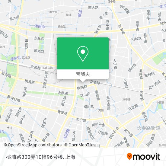 桃浦路300弄10幢96号楼地图
