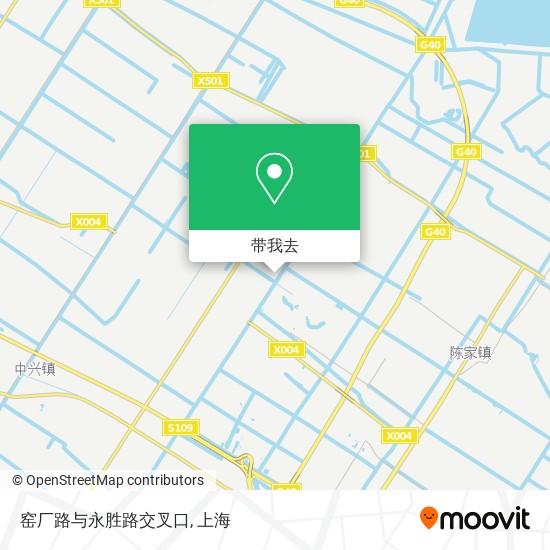 窑厂路与永胜路交叉口地图