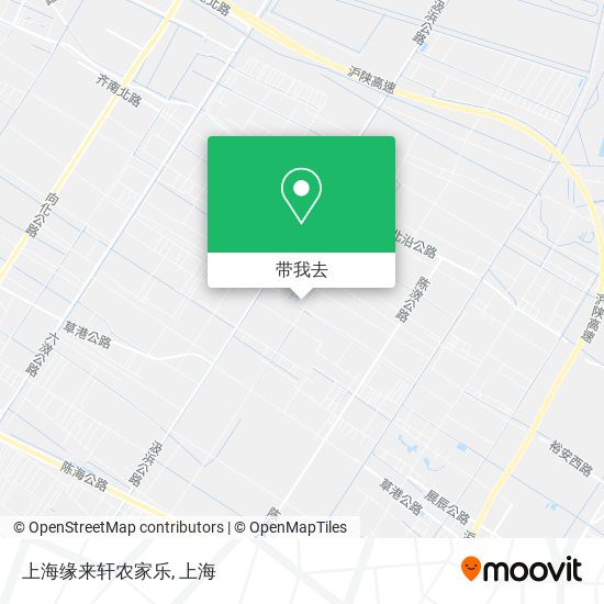 上海缘来轩农家乐地图