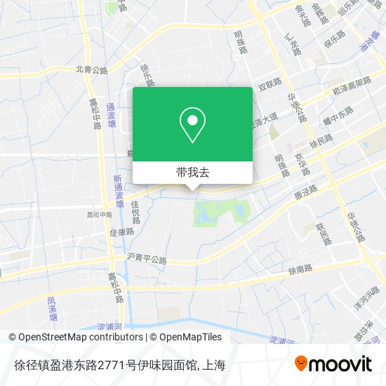 徐径镇盈港东路2771号伊味园面馆地图