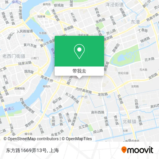 东方路1669弄13号地图