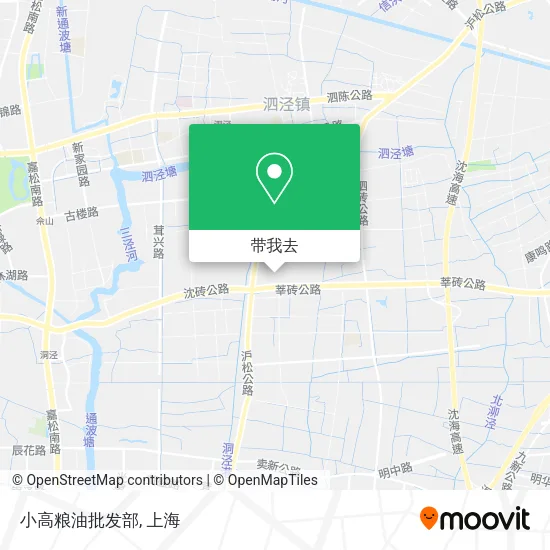 小高粮油批发部地图