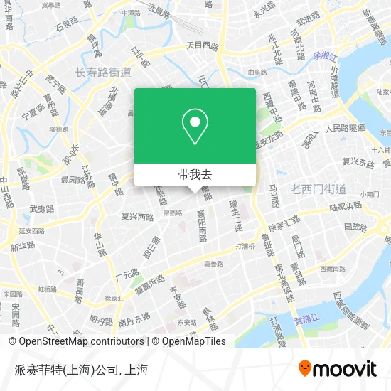 派赛菲特(上海)公司地图